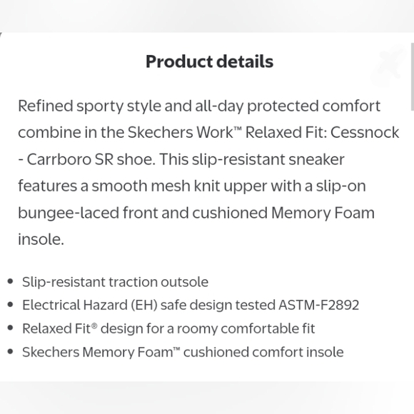 Skechers Slip Resistant Work Sneakers - Picture 14 of 16